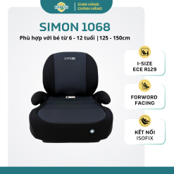 Ghế ngồi ô tô trẻ em Zaracos Simon 1068 (Booster cho bé lớn)